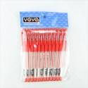 YOYA ปากกาเจล ปลอก 0.5 No.1802 <1/12> สีแดง